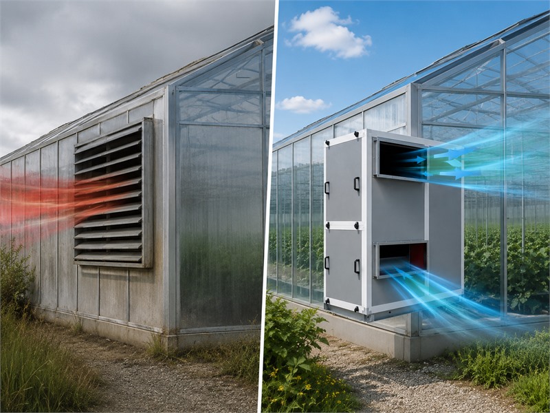 cee greenhouse before after ventilation airflow