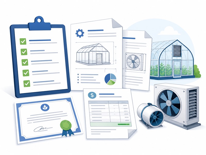 cee greenhouse ventilation project checklist
