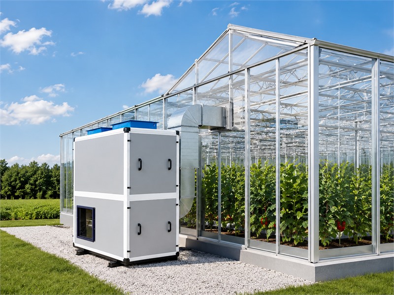 cee greenhouse ventilation unit outdoor installation