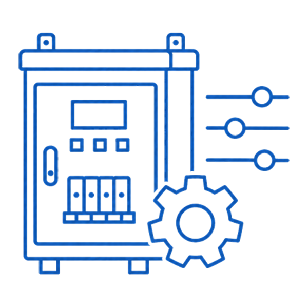 electrical control cabinet settings icon