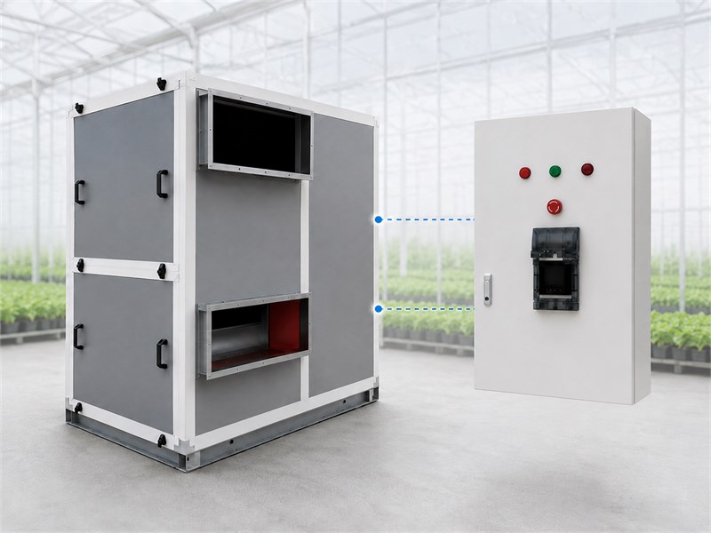 greenhouse ventilation unit control box