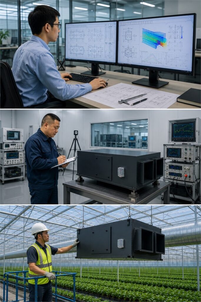 industrial erv hrv ventilation system applications