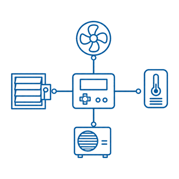ventilation system components icon