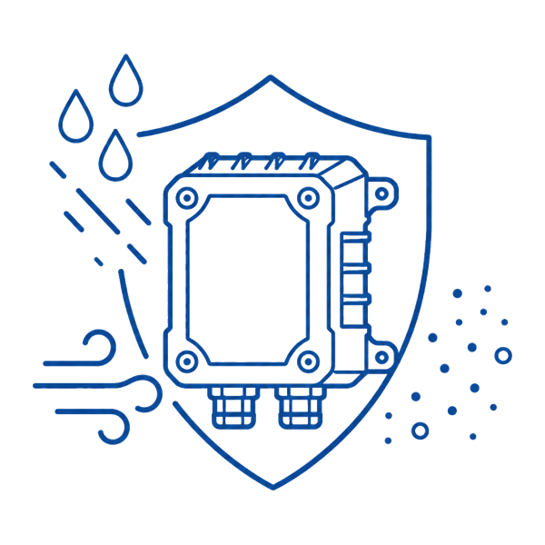 weatherproof ventilation control unit icon